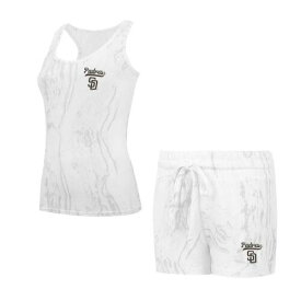 コンセプト スポーツ Women's Concepts Sport San Diego Padres Quartz Tank Top & Shorts Set レディース