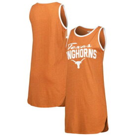 コンセプト スポーツ Women's Concepts Sport Texas Orange Texas Longhorns Tank Nightshirt レディース