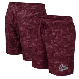 コロセウム Men's Colosseum Maroon Montana Grizzlies Ozark Swim Shorts メンズ