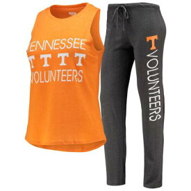 コンセプト スポーツ Women's Concepts Sport Charcoal/Tennessee Orange Tennessee Volunteers Tank Top & レディース