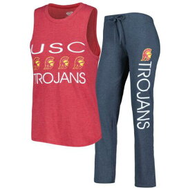 コンセプト スポーツ Women's Concepts Sport Charcoal/Cardinal USC Trojans Tank Top & Pants Sleep Set レディース