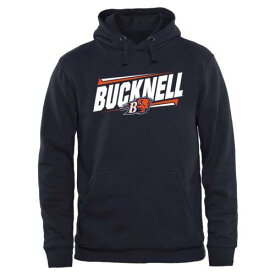 Fanatics Branded ファナティクス ブランド Men's Navy Bucknell Bison Double Bar Pullover Hoodie メンズ