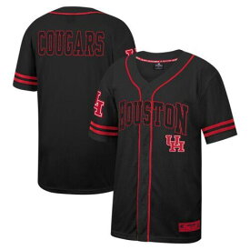 コロセウム Men's Colosseum Black Houston Cougars Free Spirited Mesh Button-Up Baseball メンズ