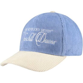 Men's Homme + Femme Blue/Cream Kentucky Derby Corduroy Adjustable Hat メンズ