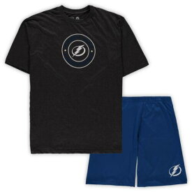 コンセプト スポーツ Men's Concepts Sport Blue/Heathered Charcoal Tampa Bay Lightning Big & Tall メンズ