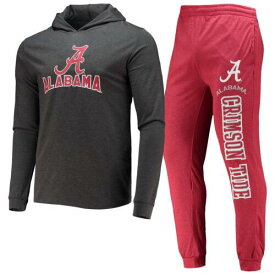 コンセプト スポーツ Men's Concepts Sport Crimson/Heather Charcoal Alabama Crimson Tide Meter Long メンズ