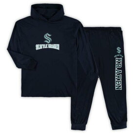 コンセプト スポーツ Men's Concepts Sport Deep Sea Blue Seattle Kraken Big & Tall Pullover Hoodie & メンズ