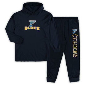 コンセプト スポーツ Men's Concepts Sport Navy St. Louis Blues Big & Tall Pullover Hoodie & Joggers メンズ