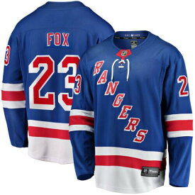 Men's Fanatics Adam Fox Blue New York Rangers Home Breakaway Replica Jersey メンズ