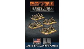 Battlefront Miniatures Parachute 57mm Anti-Tank Platoon American Late Flames of War