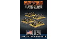 Battlefront Miniatures 3 inch Towed Tank Destroyer Platoon American Late Flames of War