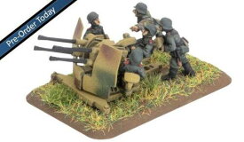 Battlefront Miniatures Quad 2cm AA Platoon (x3) Berlin German Late Flames of War