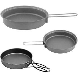 TOAKS Lightweight Titanium Frying Pan with Foldable Handle - Outdoor Camping ユニセックス