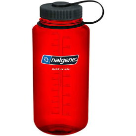 ナルゲン Nalgene Sustain 32 oz. Wide Mouth Water Bottle - Red/Black ユニセックス