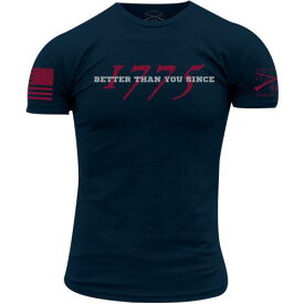 グラント Grunt Style USMC - Better Than You Since 1775 T-Shirt - Navy メンズ