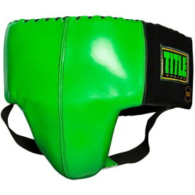 Title Boxing WBC Groin Protector - Large - Green/Black ユニセックス