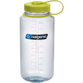 ナルゲン Nalgene Sustain 32 oz. Wide Mouth Water Bottle - Clear/Green ユニセックス