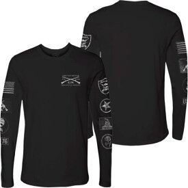 グラント Grunt Style Patch Long Sleeve T-Shirt - Black メンズ