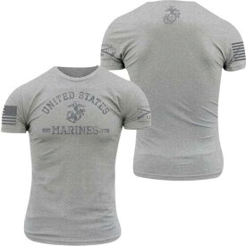 グラント Grunt Style USMC - Est. 1775 T-Shirt - Athletic Heather メンズ