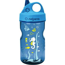 ナルゲン Nalgene Sustain 12 oz. Tritan Grip 'n Gulp Water Bottle - Seahorse Blue/Blue ユニセックス