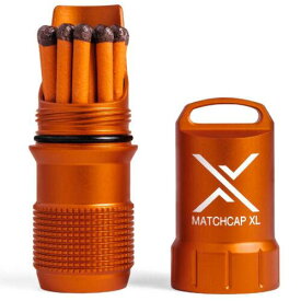 Exotac MATCHCAP XL Waterproof Match and Striker Case - Blaze Orange ユニセックス