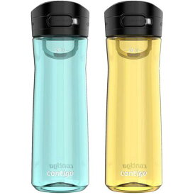 コンティゴ Contigo 24 oz. Jackson 2.0 Tritan Water Bottle 2-Pack - Jade Vine/Pineapple ユニセックス