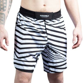 Scramble Dazzle Camo MMA Grappling Shorts - XL - Black/White ユニセックス