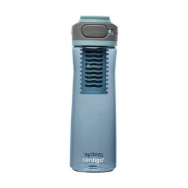 コンティゴ Contigo 24 oz. Clybourn Chill Free-Flow Filtration Plastic Water Bottle ユニセックス