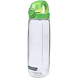 ナルゲン Nalgene Sustain 24 oz. Tritan On the Fly Water Bottle - Clear/Sprout Green メンズ