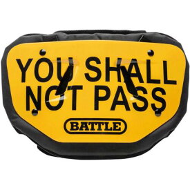 Battle Sports You Shall Not Pass Adult Chrome Football Back Plate ユニセックス