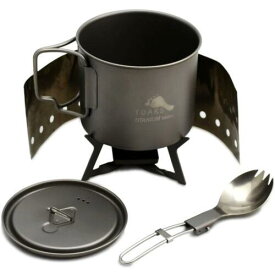 TOAKS Ultralight Titanium Solid Fuel Cook System CS-01 - Outdoor Camping ユニセックス