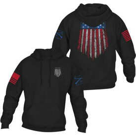 グラント Grunt Style American Shield Pullover Hoodie - Small - Black メンズ