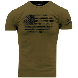 グラント Grunt Style Vintage American T-Shirt - Military Green メンズ