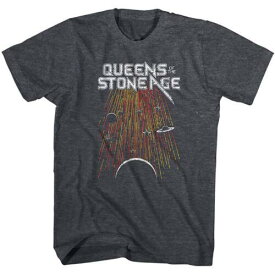 Queens Of The Stone Age - Meteor Shower - 2X Heather Grey t-shirt メンズ