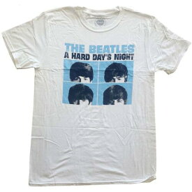 The Beatles - Hard Days Night Pastel - XL White T-shirt メンズ