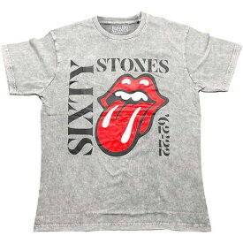 The Rolling Stones - Sixty Vertical - Dip Dye Grey t-shirt メンズ