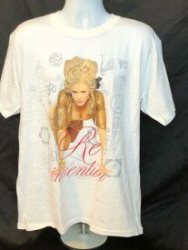 Gildan ギルダン Madonna-2004 Tour Medium White T-shirt メンズ