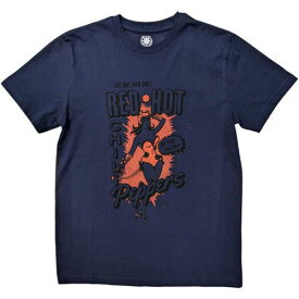 Red Hot Chili Peppers - In The Flesh - Navy Blue t-shirt メンズ