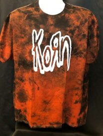 Korn-Logo - 2X Red Tie Dye T-shirt メンズ