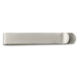 Chisel Stainless Steel Brushed Tie Bar / Money Clip メンズ