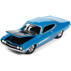 Johnny Lightning 1/64 Car Muscle Cars USA 1971 Ford Torino Cobra Grabber Blue