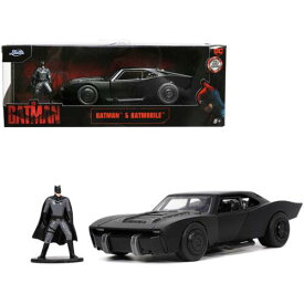 Jada Toys Jada 1/32 Diecast Model Car with Batman Figurine Batmobile Matt Black DC Comics