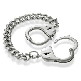 Classic Women's Bracelet Stainless Steel Link with Handcuff Lock Lobster 8 inch レディース