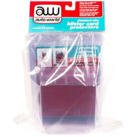 Auto World Blister Card Protectors Standard Size for 1/64 Scale Cards 6 Piece