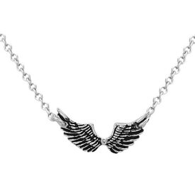 Classic Sterling Silver Small Wing Necklace ユニセックス