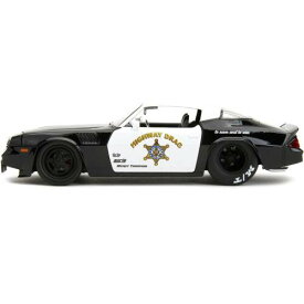 Jada 1/24 Model Car Bigtime Muscle Chevrolet Camaro Z28 Police Black and White