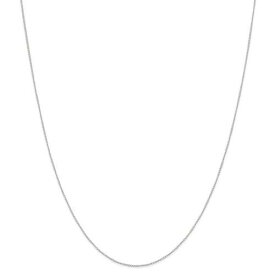 Jewelry 14k White Gold Carded Curb Chain ユニセックス