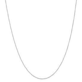 Jewelry 14k White Gold Carded Curb Chain ユニセックス