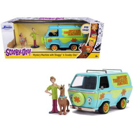 Jada Toys Jada 1/24 Scale Model Car The Mystery Machine with Shaggy Scooby-Doo Figurine