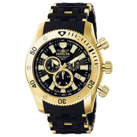 Invicta Men's Watch Spider Collection Chronograph Black Dial Rubber Strap 0140 メンズ